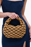 Bottega Veneta Brown/Yellow Beaded Jodie Bag