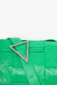 Bottega Veneta Green Maxi Intrecciato Cassette Crossbody Bag