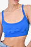 T by Alexander Wang Blue Logo Bra Top Size XS