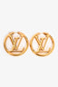 Louis Vuitton Gold Toned Louise GM Hoops