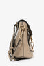 Chloe Taupe Leather/Suede Mini Faye Backpack with Shoulder Strap