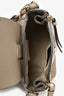 Chloe Taupe Leather/Suede Mini Faye Backpack with Shoulder Strap