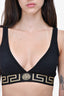 Versace Black Cotton Medusa Bralette Size 3