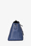 Fendi Navy Leather Medium By The Way Top Handle With Strap