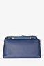 Fendi Navy Leather Medium By The Way Top Handle With Strap