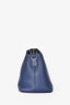 Fendi Navy Leather Medium By The Way Top Handle With Strap