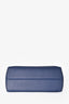 Fendi Navy Leather Medium By The Way Top Handle With Strap