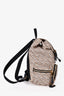 Burberry Beige Leather TB Monogram Backpack