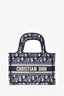 Christian Dior 2020 Navy Oblique Mini Book Tote