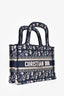 Christian Dior 2020 Navy Oblique Mini Book Tote