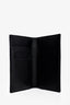 Valentino Black Leather/Canvas Camouflage Patterned Passport Holder