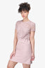 Valentino Pink Lace A-Line Dress Size 38