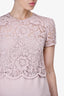 Valentino Pink Lace A-Line Dress Size 38