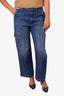 Mother Blue Denim Wide Leg Jeans Size 31