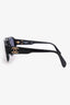 Pre-Loved Chanel™ Black Round Sunglasses With Gold-Tone CC