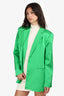 Ser.O.Ya Green Silk Blazer Size M