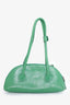 Marge Sherwood Green Leather Bessette Top Handle Bag