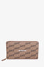 Balenciaga Brown BB Monogram Coated Canvas Continental Wallet