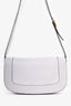 Valentino White Leather 'Supervee' Crossbody Bag