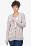 Vince Beige V Neck Cardigan Size S