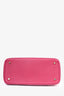 Christian Dior 2015 Pink Pebbled Leather Medium 'Be Dior' Top Handle Bag