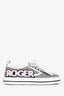 Roger Vivier Black/White Canvas 'Call Me Vivier' Sneakers Size 35.5