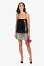 Cami NYC Black Sequin Tank Top Size S