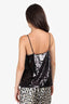 Cami NYC Black Sequin Tank Top Size S