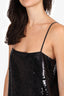 Cami NYC Black Sequin Tank Top Size S