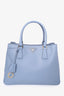 Prada Blue Saffiano Leather Large 'Galleria' Tote