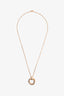 Cartier 18K Gold/Diamond Set Trinity Necklace