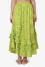 Rococo Sand Green 'Sasha' Bandeau Top + Long Skirt Set Size S