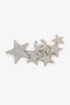 Pre-Loved Chanel™ 2008 Silver Tone CC Crystal Star Brooch