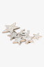 Pre-Loved Chanel™ 2008 Silver Tone CC Crystal Star Brooch