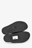 Gia Borghini Black Leather 'Gia 3' Slides Size 40