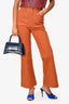 See by Chloe Orange Boot Cut Pants Size 34