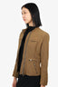 Rick Owens Brown Wool Zip-up Jacket Size 4