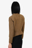 Rick Owens Brown Wool Zip-up Jacket Size 4