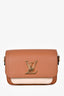 Louis Vuitton Brown/Cream Leather 'Lockme Tender' Crossbody