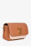 Louis Vuitton Brown/Cream Leather 'Lockme Tender' Crossbody