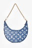 Louis Vuitton Blue Denim Jacquard Loop Shoulder Bag with Strap