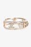 Pre-Loved Chanel™ 2017 Gold-Tone Crystal CC Star Cuff (As Is)