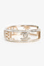 Pre-Loved Chanel™ 2017 Gold-Tone Crystal CC Star Cuff (As Is)