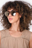 Christian Dior Brown Matte Tortoise Shell Reflective Sunglasses