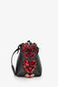 Fendi Black Leather Crystal Embellished  'By The Way' Bag with Strap