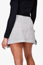 Vivienne Westwood Red Label Grey Wool Pleated Mini Skirt Size 42