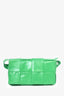 Bottega Veneta Green Mini Intrecciato Leather Belt Bag