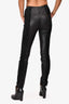 Balenciaga 2012 Black Suede/Leather Pants Size 34