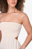 Bec & Bridge Cream Strapless Maxi Dress Size 2