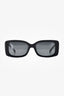 Versace Black Acrylic Rectangular Framed Sunglasses